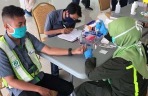 29 Karyawan Pelindo IV Cabang MNP Jalani Rapid Test Corona