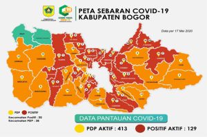 Covid-19 di Kabupaten Bogor Melandai, Pasien Sembuh Menjadi 33 Orang