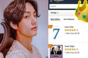 V BTS Jadi Artis Korea Pertama yang Kuasai Tangga Lagu Amazon AS