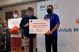 BNI Berbagi 4.000 Paket Pangan untuk Warga Bali Terdampak Covid-19