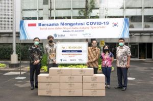 Abill Korea-Kotra Donasikan 20.000 Hand Sanitizer Nacific
