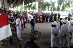 Tolak RUU HIP, Massa JUBB Gelar Apel Siaga di Tanjung Priok