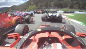 Insiden di GP Styria, Vettel Tak Menaruh Dendam ke Leclerc