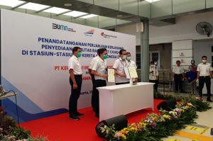 PT KAI-RNI Kerja Sama Siapkan Layanan Rapid Test di Stasiun-stasiun KA Jarak Jauh