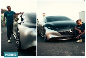 Lewis Hamilton Pamer Mobil Listrik Mercedes EQS Harga Rp1,5 Miliar
