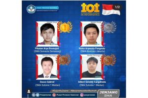 Pelajar Indonesia Raih 4 Medali di Olimpiade Informatika 2020
