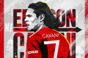 Edinson Cavani Dapat Jersey Kutukan Manchester United