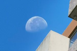 Foto Bulan di Siang Hari Membuktikan Kamera Mate 40 Punya Zoom Hebat