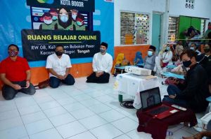 Buka Ruang Belajar Online di Babakan Pasar, Pemkot Bogor Gencar Dukung PJJ