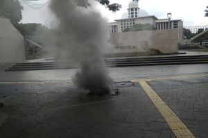 Polisi Sebut Asap di Gorong-gorong Masjid Istiqlal Akibat Kabel PLN Terbakar