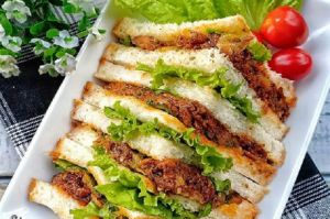 Spicy Sarden Sandwich untuk Sarapan Praktis saat Libur Panjang