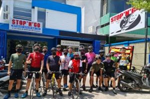 Anggota Makassar Cycling Saling Dukung Majukan Usaha