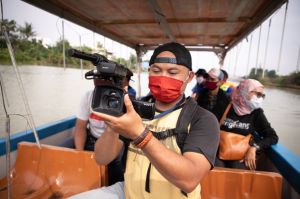 Cari 43 Buaya Lepas di Cisadane, BPBD Tangerang Terjunkan 2 Perahu Patroli