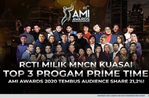 RCTI Kuasai Top 3 Program Prime Time, AMI Awards Tembus Audience Share 21,2%!