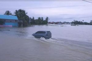 Sejumlah Titik Lokasi di Kabupaten Pangkep Terendam Banjir