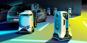 Volkswagen Buat Robot Pengisi Ulang Baterai Mobil Listrik