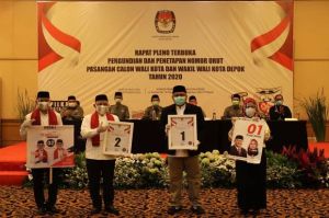 KPU Depok Tetapkan Idris-Imam Wali Kota dan Wakil Wali Kota Terpilih
