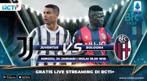 Live Streaming RCTI Plus: Juventus vs Bologna
