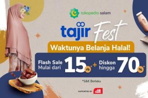 Bangkit di Tengah Pandemi, Pedagang Produk Halal Gabung di Tajir Fest