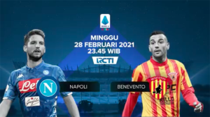 Live Streaming RCTI Plus: Napoli vs Benevento