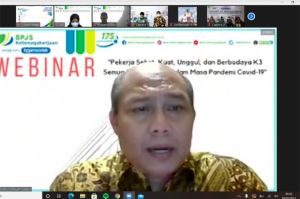 BPJS Ketenagakerjaan Webinar Peringatan Bulan K3 Nasional 2021