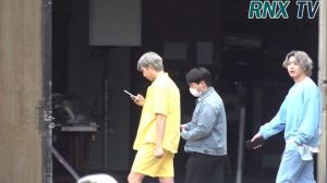 BTS Terlihat Syuting Sebuah Proyek, Member Pakai Outfit Warna Pastel