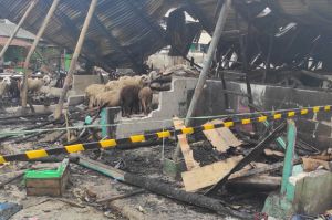 Ini Alasan Lokasi Kebakaran di Pasar Kambing Tanah Abang Digaris Polisi