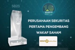 Perusahaan Sekuritas Pertama Pengembang Wakaf Saham, MNC Sekuritas Raih Penghargaan BEI!