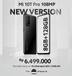 Lebih Murah Rp500 Ribu, Mi 10T Pro Hadir dengan Memori 128 GB