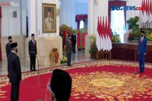 Jokowi Resmi Lantik Mendikbudristek, Menteri Investasi dan Kepala BRIN