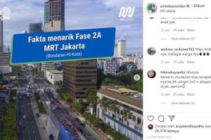 Anies Ungkap Fakta Menarik MRT Fase-2, Netizen: Wow Keren