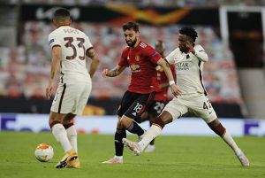 Liga Europa: Bruno Fernandes Beber Cara Manchester United Gasak AS Roma