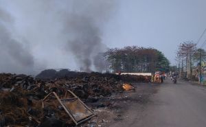 Terlama di Bogor, 11 Hari Terbakar Lapak Ban Bekas Akhirnya Padam
