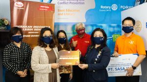 Tekan Angka Stunting, Sasa Inti Donasikan Rp200 Juta ke Rotary Club