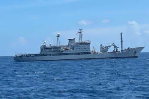 Tiba di Bali, Ini Penampakan Kapal China yang Siap Evakuasi KRI Nanggala-402