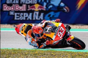 Nyeri Pada Bagian Bahu dan Leher, Marquez Akhiri Tes MotoGP Lebih Cepat