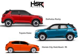 HSR Wheel Siapkan Pilihan Velg Keren Buat Rocky, Raize dan City Hatchback