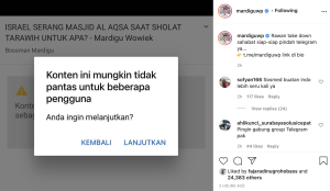 Kontennya Rawan di Take Down, Bossman Mardigu Ajak Followers ke Telegram