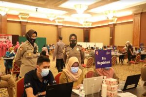Dukung Program Nasional, Polresta Bogor Kota Gelar Vaksinasi Massal
