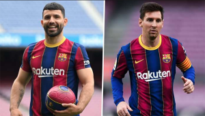 Laporta Akui Kedatangan Aguero Bikin Messi Bertahan di Barcelona