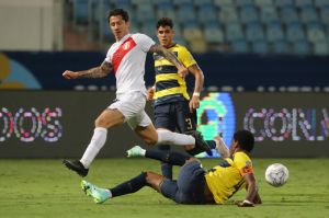 Berbalas Gol, Ekuador Bermain Imbang Kontra Peru di Copa America 2021