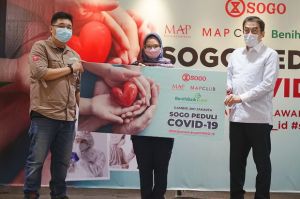 Melalui BenihBaik, SOGO Salurkan Donasi untuk Bantu Penanganan Covid-19