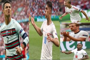 Daftar Top Skor Piala Eropa 2020: Schick Tempel Ronaldo, Sterling-Kane Meneror