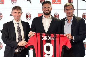Olivier Giroud Pakai Nomor Punggung 9 di AC Milan