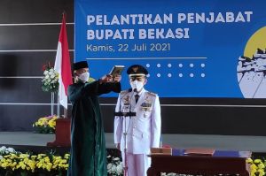 Dani Resmi Dilantik Jadi Penjabat Bupati Bekasi, Ini Sederet Permintaan Ridwal Kamil