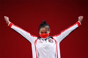 Terselip Doa Ibunda Saat Windy Cantika Raih Medali di Olimpiade Tokyo 2020