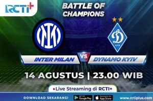 Inter Milan vs Dynamo Kyiv, Duel Para Juara: Live Streaming RCTI+