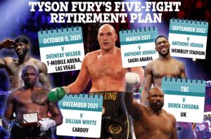Tyson Fury Beberkan 5 Pertarungan Sensasional sebelum Pensiun