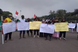 Masyarakat Adat Kapa dan Air Bangis Demo Minta Jokowi Selesaikan Kasus Tanah Ulayat