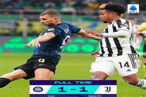 Hasil Liga Italia 2021-2022: Inter Milan vs Juventus: Gol Dzeko Dibalas Dybala